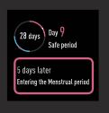 BoAt Storm Smart Watch - Menstruation Cycle Tracker