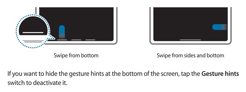 Galaxy Tab A8 (Wi-Fi) SM-X200 User Manual - Hiding the navigation bar