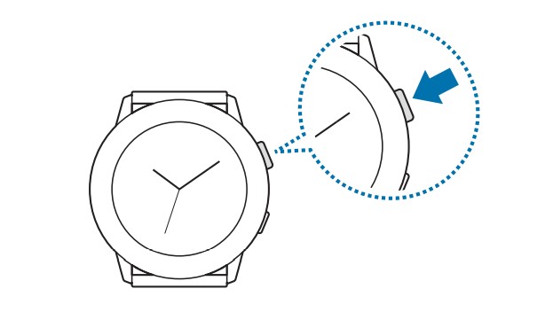 Galaxy Watch Active2 (Steel) SM-R820 User Manual - Returning to the previous screen