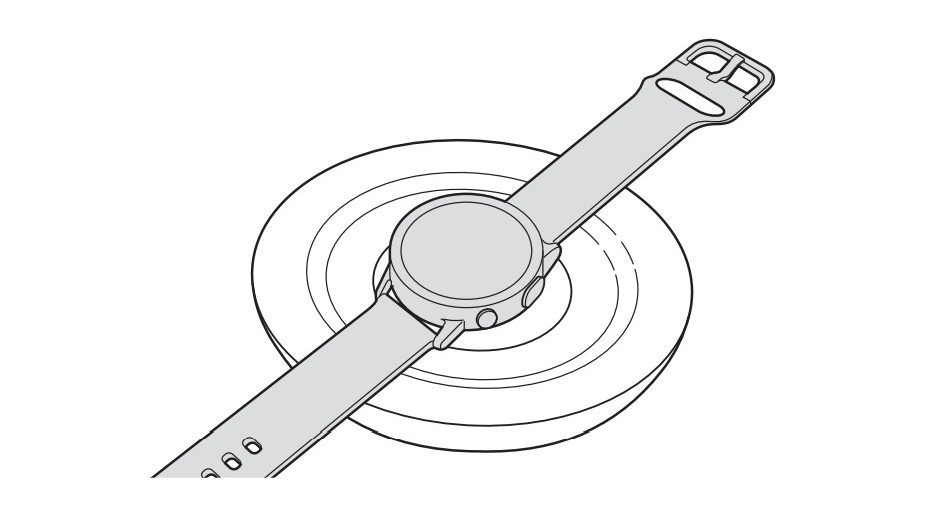 Galaxy Watch Active2 (Steel) SM-R820 User Manual - Wireless Charging Pad