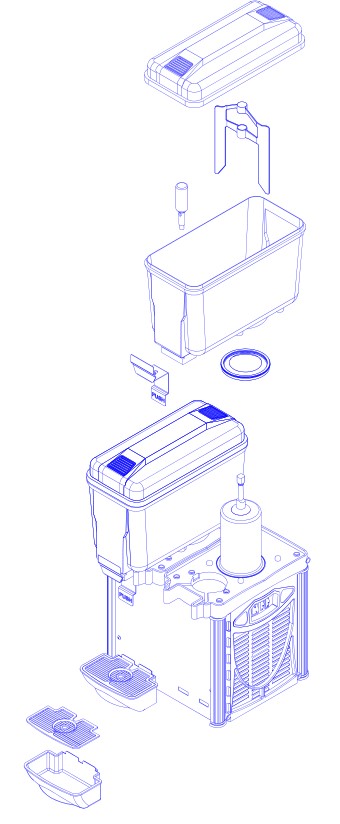 LANCER-1100-Refrigerated-Beverage-Dispenser-Disassembling-and-Assembling