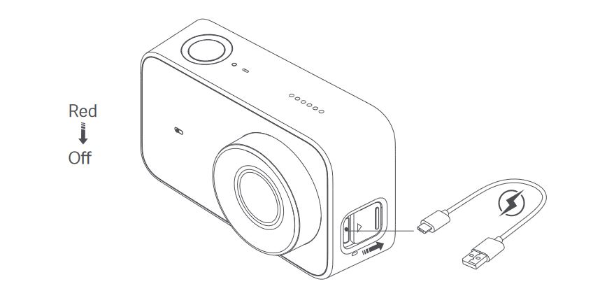 Mi Action Camera 4K User Manual - Charging