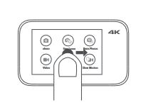 Mi Action Camera 4K User Manual - Mode selection