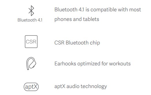 Mi Sports Bluetooth Earphones mini User Manual - Product features
