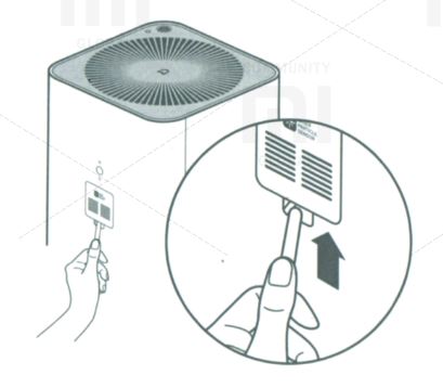 Mijia Air Purifier Pro - Dust sensor cleaning