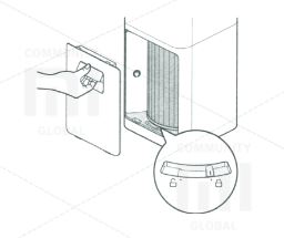 Mijia Air Purifier Pro - battery compartment