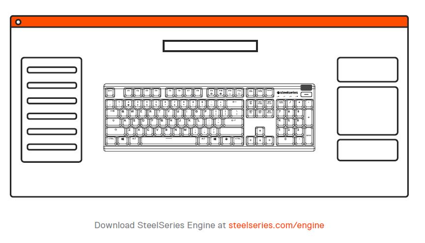 SteelSeries Apex 3 TKL RGB Gaming Keyboard - STEELSERIES ENGINE