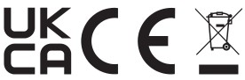 UKCA, CE & Disposal Icon