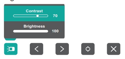 ViewSonic VX3211-4K-mhd LCD Monitor User Guide - Contrast-Brightness