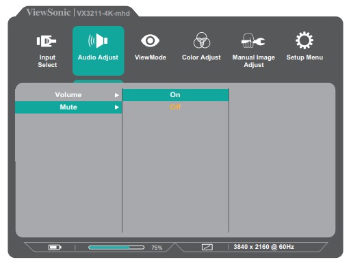ViewSonic VX3211-4K-mhd LCD Monitor User Guide - General Operations 