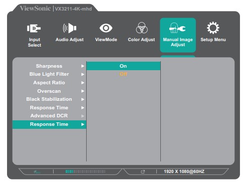 ViewSonic VX3211-4K-mhd LCD Monitor User Guide - HDR10 function