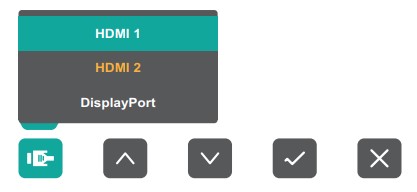 ViewSonic VX3211-4K-mhd LCD Monitor User Guide - Input Select