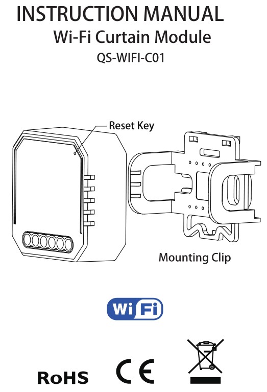 expert4house QS-WIFI-C01 WiFi Curtain Module Instruction Manual