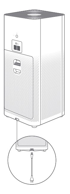 Mi Air Purifier 3H User Manual - Connect to an outlet