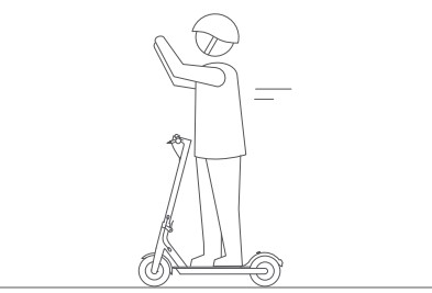 Mi Electric Scooter User Manual - Do not dangerous actions 