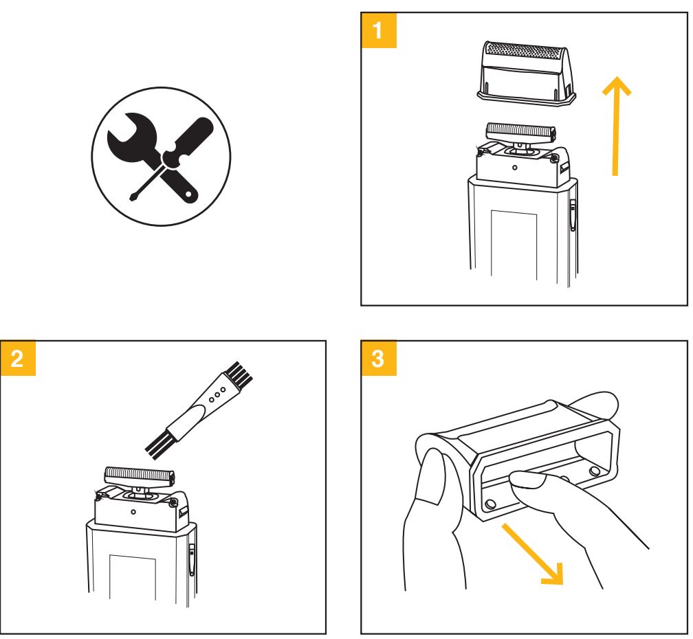 36153615 WAHL Travel Shaver Instruction Manual - How to use