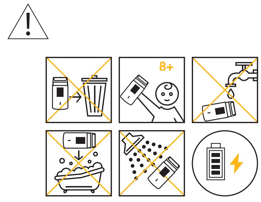 36153615 WAHL Travel Shaver Instruction Manual - Warning Do not do this