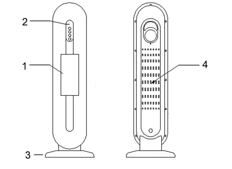 Ardes AR4P16 Fan Heater - overview