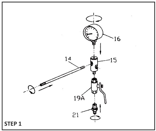 BORMANN BWR5131 Sand Blaster - Step 1