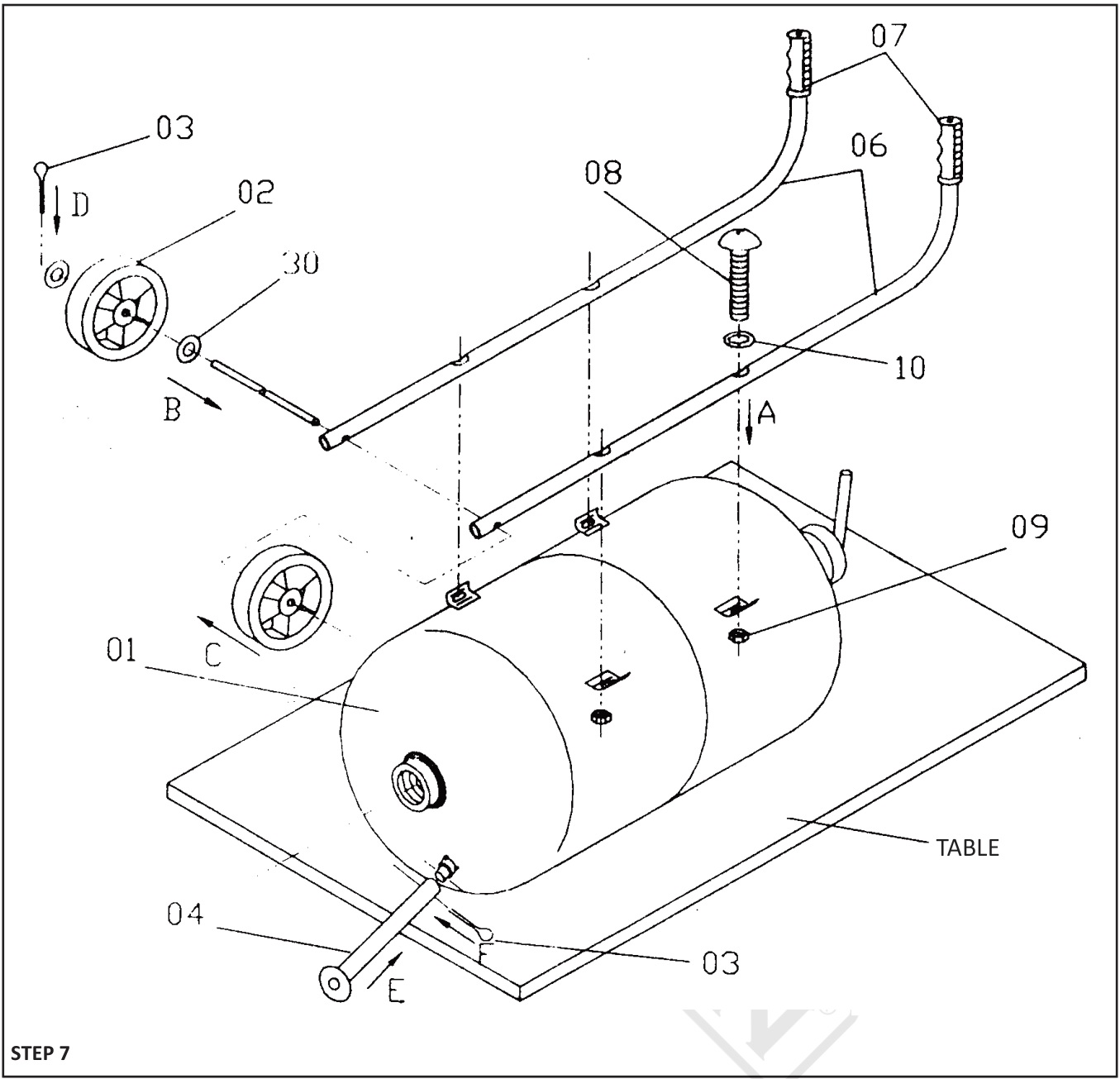 BORMANN BWR5131 Sand Blaster - Step 7