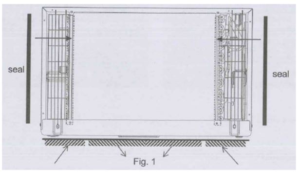 EMERSON 14000 BTU Thru-The-Wall Air Conditioner Owner's Manual - Direct Unit Mounting