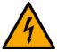 Electrical hazard icon