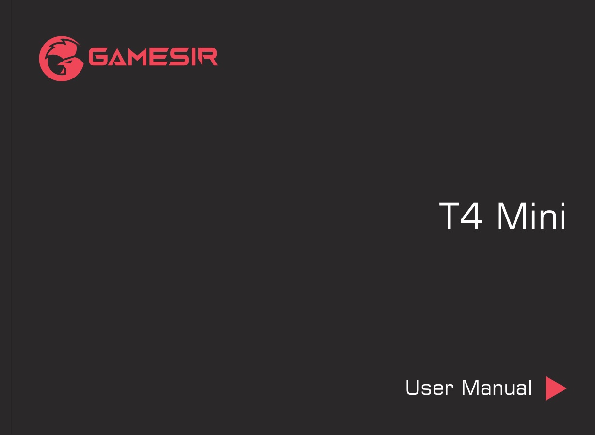 GAMESIR T4 Mini Multi Platform Game Controller User Manual