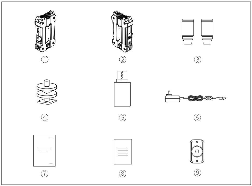 HOLLYLAND Mars 4K Wireless Video Transmission System User Guide - Packing List