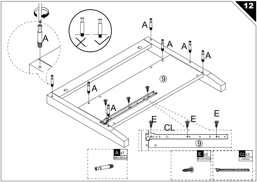 HOMEDEPOT KF210167-01 Rectangle Wooden Coffee Table User Guide - How To Install