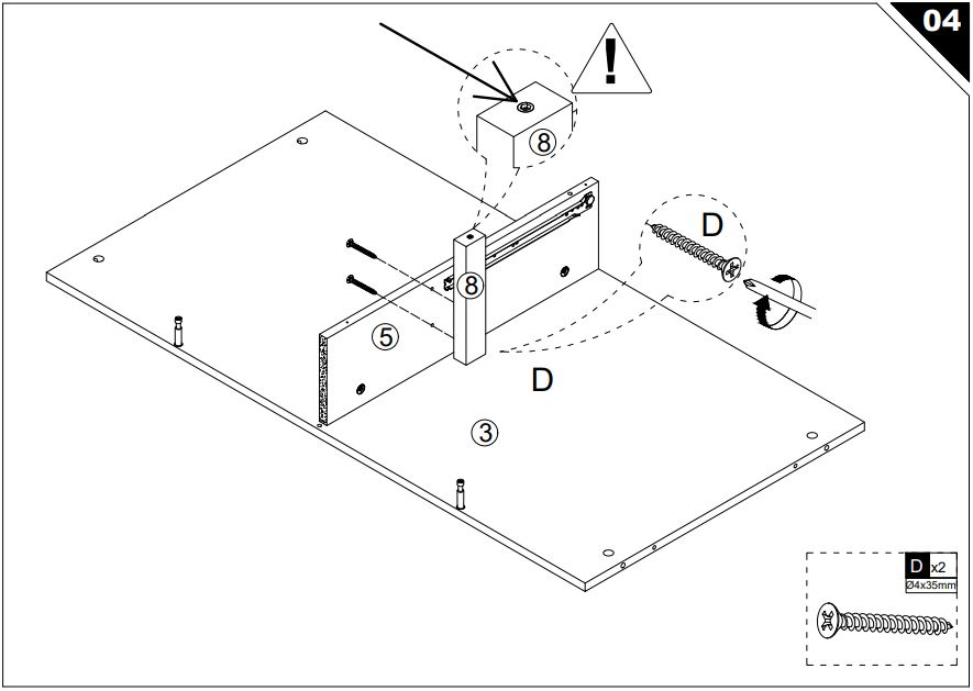 HOMEDEPOT KF210167-01 Rectangle Wooden Coffee Table User Guide - How To Install