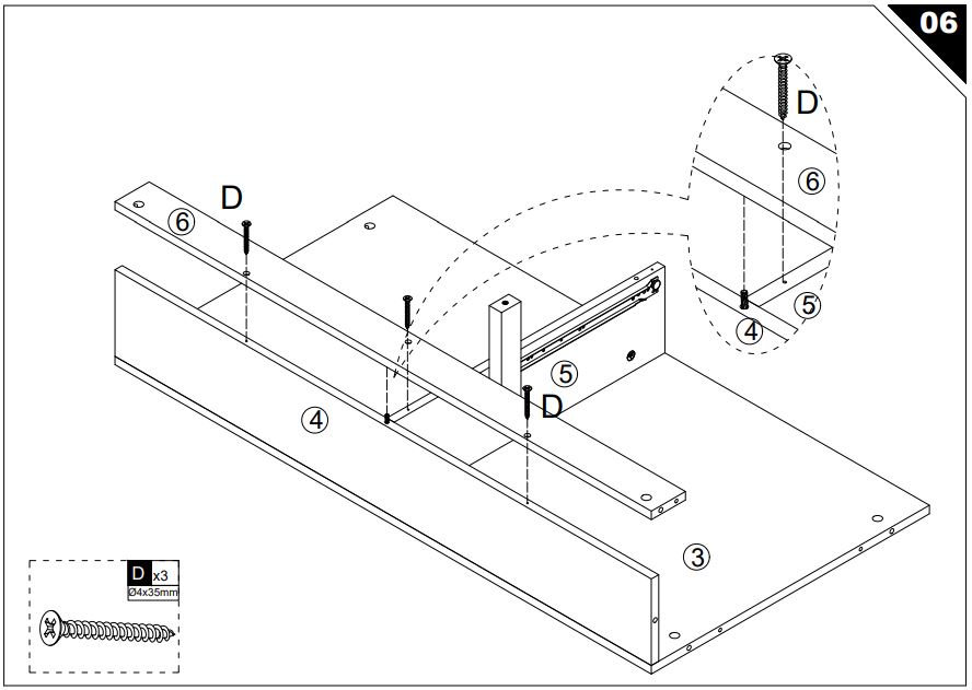 HOMEDEPOT KF210167-01 Rectangle Wooden Coffee Table User Guide - How To Install