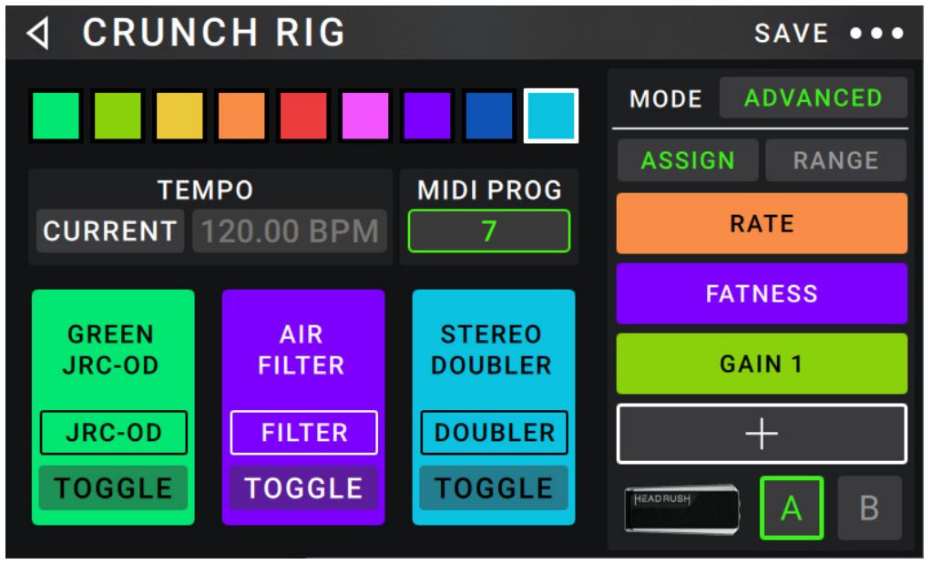 Head Rush MX5 User Manual - Hardware Assign