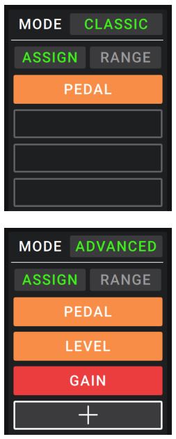 Head Rush MX5 User Manual - To set the expression pedal mode