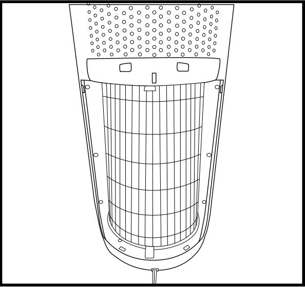 Homedics TotalClean Air Purifier - 5-in-1 Room Purifying User Manual - Remove the grille cover and set aside.