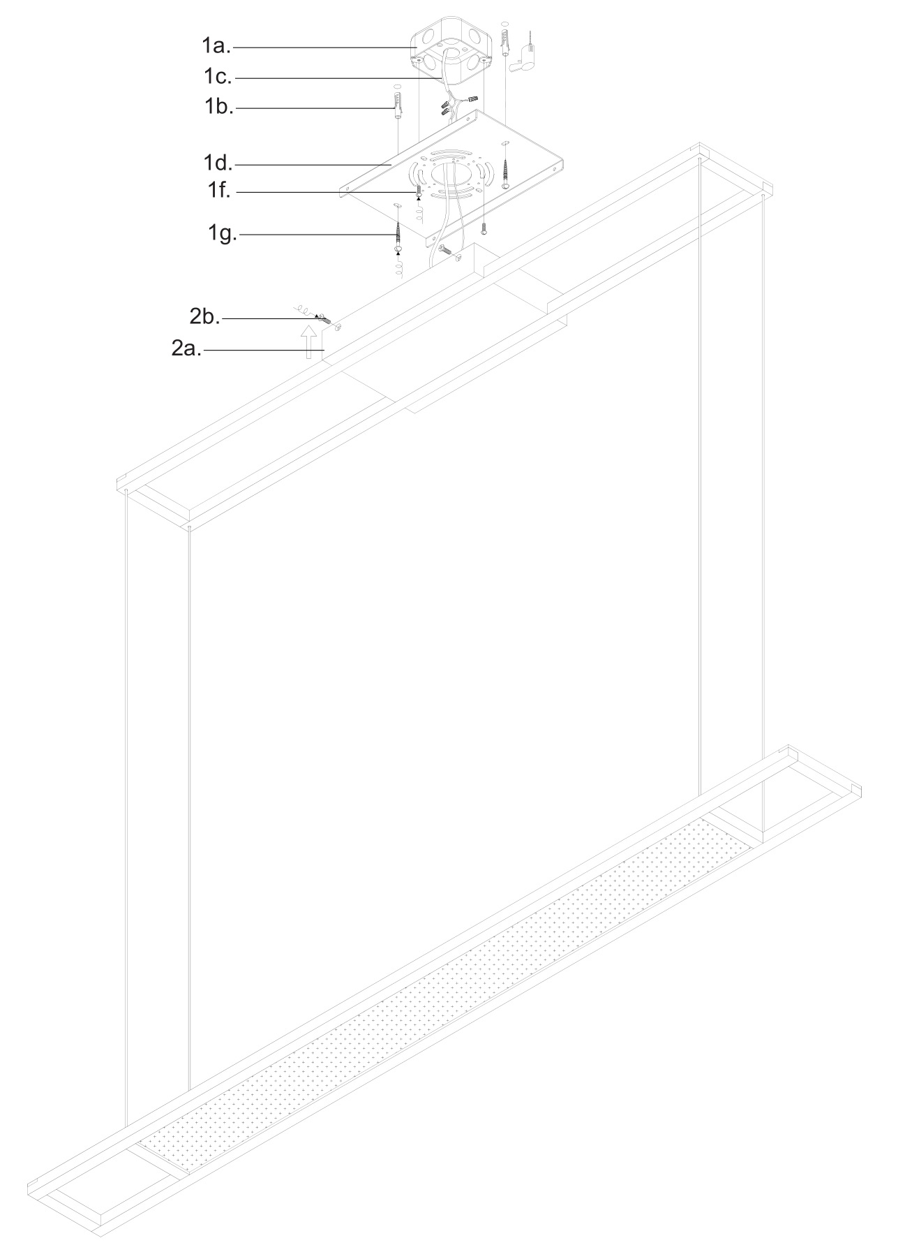 KUZCO LP20448 LED Linear Pendant - overview