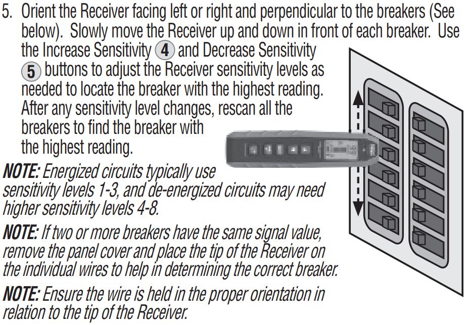 Klein Tooles Advanced Circuit Tracer Kit ET450 User Manual - Circuit Breaker Finder