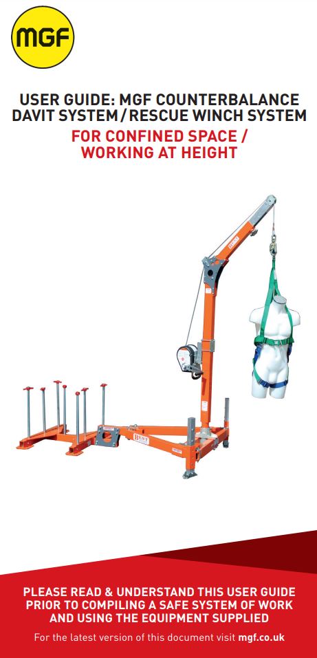 MGF Counterbalance Davit System Rescue Winch System User Guide