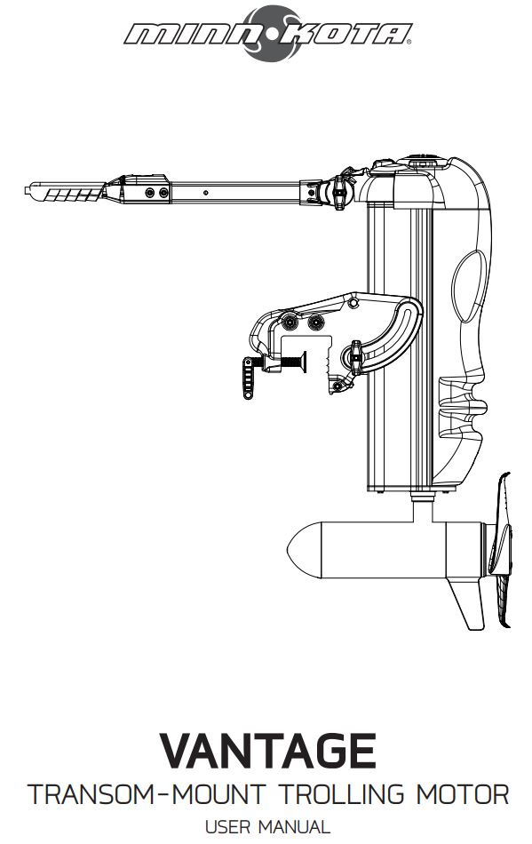 MINN KOTA Vantage 80 Transom Mount Trolling Motor User Manual