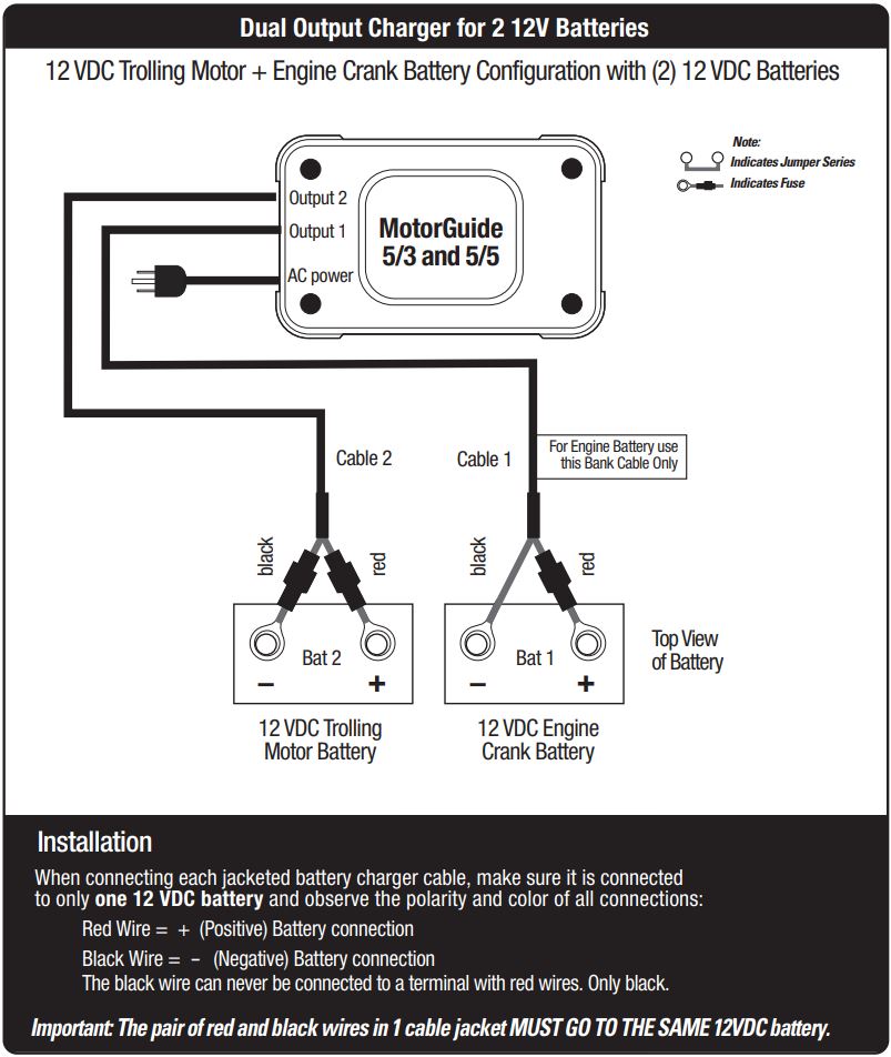 MotorGuide 31705 On Board Marine Battery Chargers Owner's Manual - MOTORGUIDE WIRING DIAGRAMS