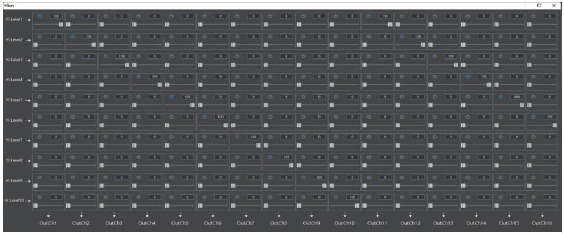 Nakamichi NDSR660A Digital Signal Processor User Manual - Click Mixer to enter the mixing interface