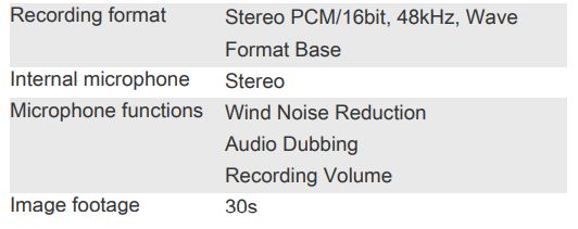 OLYMPUS STYLUS 1s Compact Digital Camera - Sound Recording System