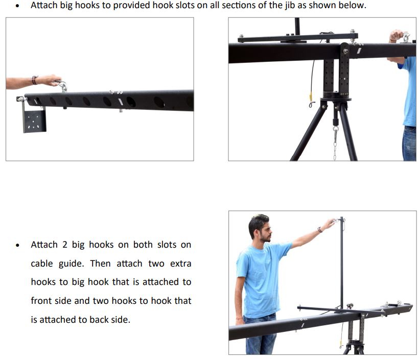 PROAIM P-W5P-BRZ Breeze Film Shooting Equipment Instruction Manual - Assembling