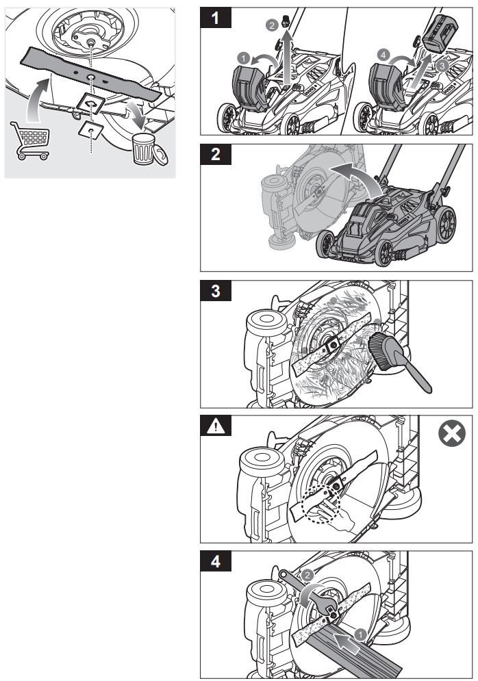 RYOBI RLM36X46HPG Battery Lawn Mower Instruction Manual - Fig 7