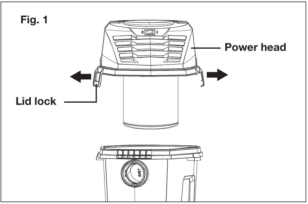 SUNJOE SWD2500-RM 7 AMP Electric Wet Dry Vacuum - Figure 1