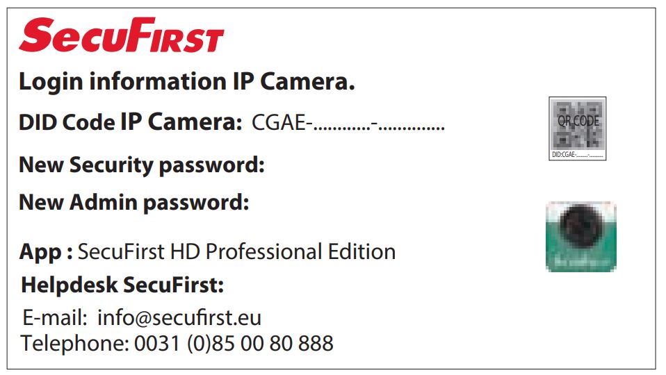 SecuFirst CAM214 Outdoor Camera P T - figure 4