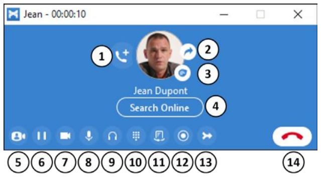 Software s Armstrong MaX UC Desktop Software User Guide - DURING A CALL
