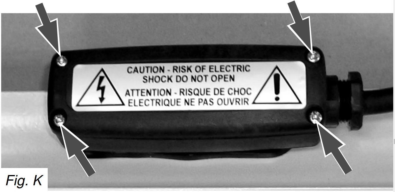 Solaira Cosy SCOSY15120-C and SCOSY15240-C Weatherproof Infrared Heaters User Manual - Remove the four screws