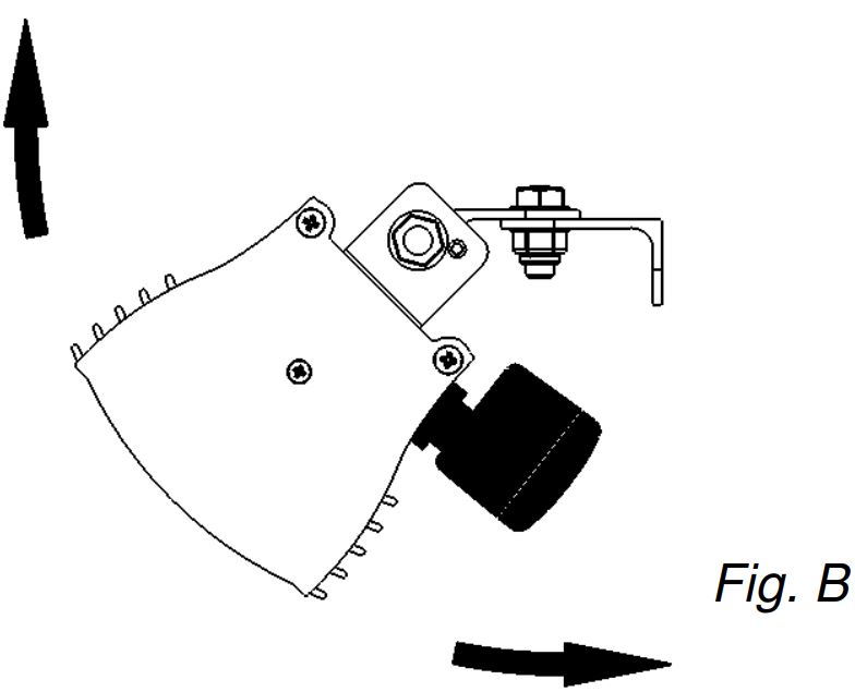 Solaira Cosy SCOSY15120-C and SCOSY15240-C Weatherproof Infrared Heaters User Manual - The heater bracket can be used to adjust