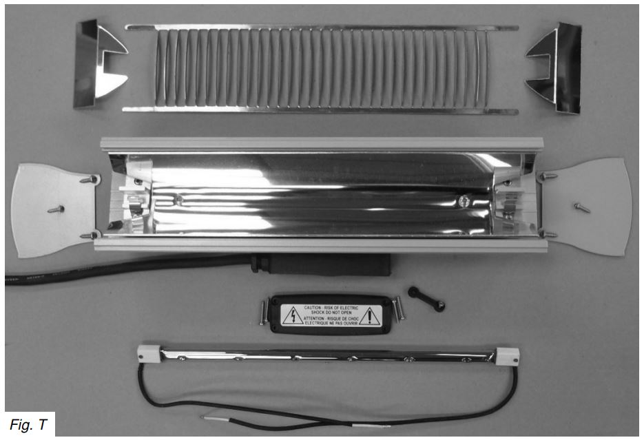 Solaira Cosy SCOSY15120-C and SCOSY15240-C Weatherproof Infrared Heaters User Manual - The heater should now be broken down as shown in Fig