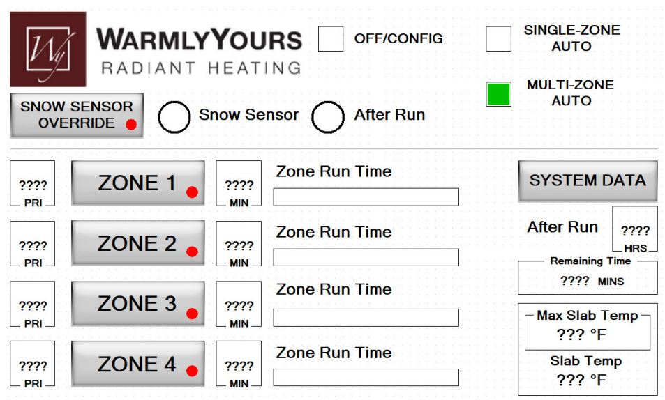 WarmlyYours SC-MZ-TOUCH ZoneBraker Touchscreen Multi-Zone Snow Melting Controller User Manual - Access to FAQ and Troubleshooting section